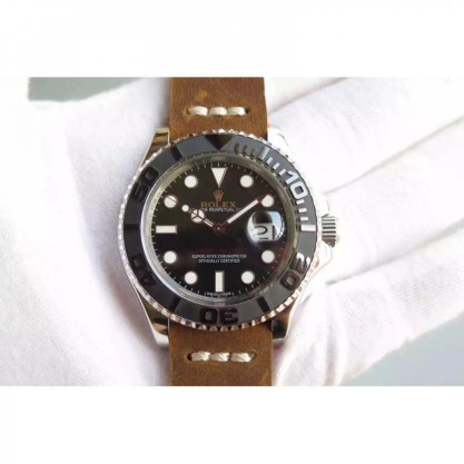 Replica Rolex Yacht-Master 40 116655 BP Stainless Steel Black Dial Swiss 2836-2